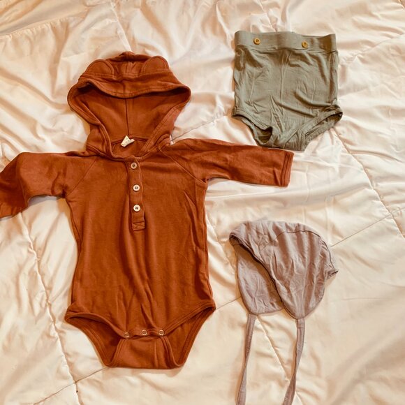 Kate Quinn Organic Cotton Bundle 8 Pieces (18-24M) Earthy Tones and Prairiecore - Picture 8 of 11